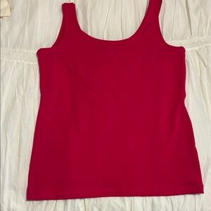 Talbots Vibrant magenta pink Tank Top